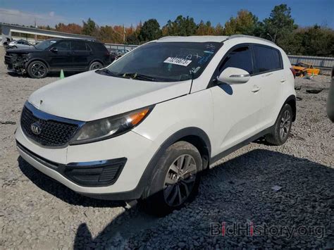 Report Kndpb3ac8e7605336 Kia Sportage 2014 White Gas Price And Damage History