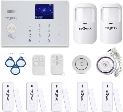 YISEELE Allarme Casa Senza Fili 15pcs Allarme Casa WiFi Sistema Di