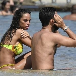 Raffaella Fico Enjoys A Day With Her New Boyfriend On The Beach In