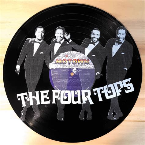 The Four Tops Vinyl Record Lp Wall Art Print Etsy España