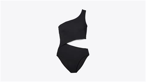 Cut Out One Piece Swimsuit Womens Swim One Pieces Tory Burch Uk