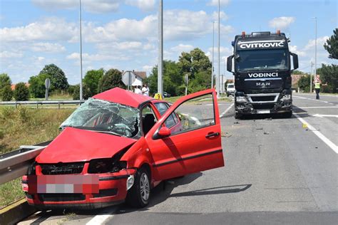 Te Ka Prometna Nesre A Sudar Kamiona I Osobnog Automobila Baranja Info