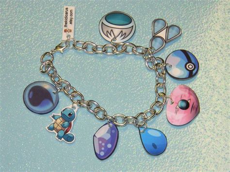 Pokemon Custom Water Element Charm Bracelet By Kouweechi On Deviantart