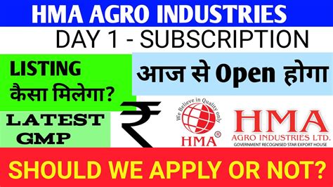 HMA Agro Ipo HMA Agro Ipo Gmp HMA Agro Ipo Review HMA Agro