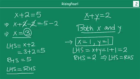 Linear Equation In Two Variable Worksheet