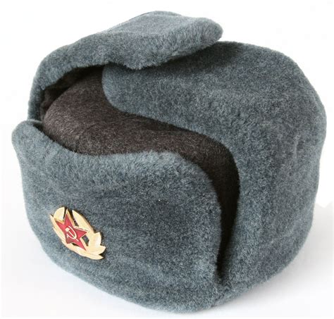 Arctic Circle Russian Military Ushanka Winter Hat 62 Soviet Star