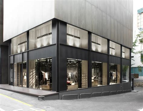 Alexander Wang Pop Up Store Seoul South Korea With Scaffolding