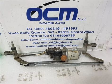 MS159200 9260 MOTORINO TERGICRISTALLO Anteriore Con Tandem Fiat Panda