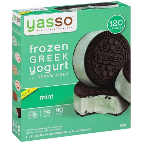 Yasso® Mint Frozen Greek Yogurt Sandwiches Reviews 2019