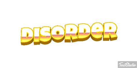 Disorder Word Animated  Logo Designs