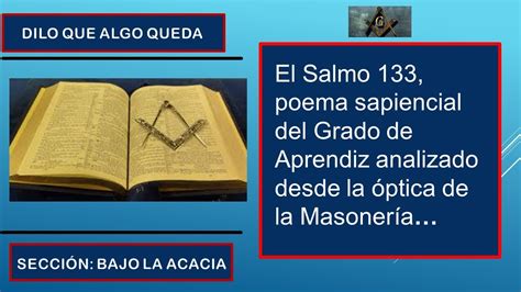 El Salmo 133 Poema Sapiencial Del Grado De Aprendiz Analizado Desde La