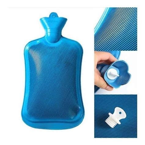 Hot Water Bottle Reusable Body Massage Blue Main Market Online