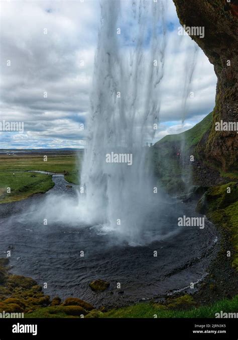 Seljalandsfoss Is One Of Most Beautiful And Famous Waterfalls On