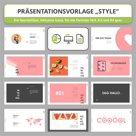 Wundersch Ne Powerpoint Vorlagen Im Style Design