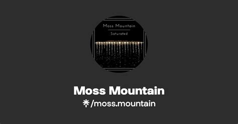 Moss Mountain Listen On Spotify Apple Music Linktree