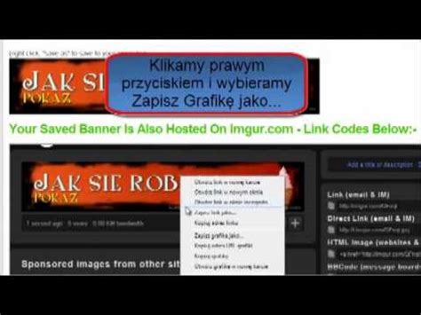 Jak Zrobic Banner Na Stron Internetow Poradnik Cz Youtube