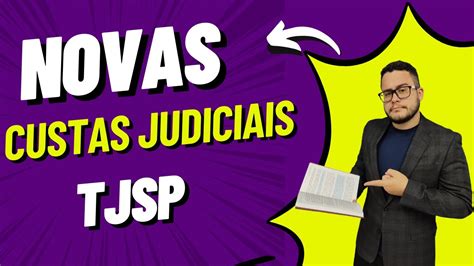 Como calcular as NOVAS CUSTAS JUDICIAIS TJSP Guia Prático YouTube