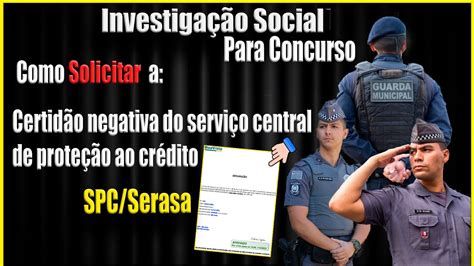 Como tirar a Certidão Negativa do Serviço Central de Proteção ao