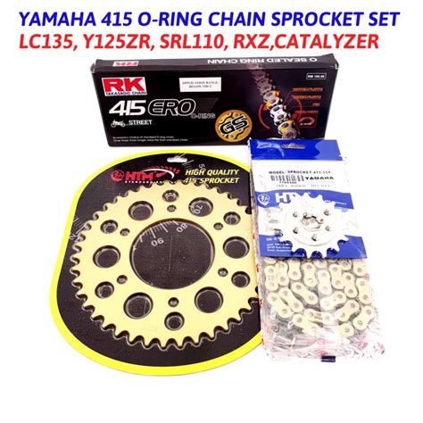 Lc Y Z Rxz Srl Htm Sprocket Set Rk Oring Chain Shopee