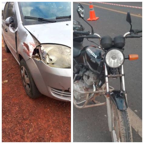 Motociclista é arremessado após ser atingido por carro e morre na MGC