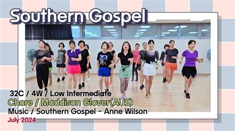 정지현Linedance Southern Gospel Low intermediate 댄스하러가자 정라인댄스 김해시