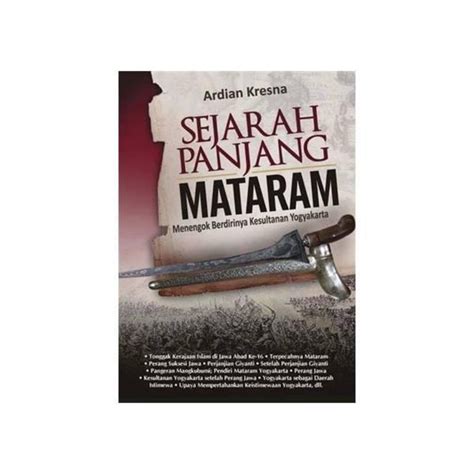 Jual Buku Sejarah Panjang Mataram Shopee Indonesia