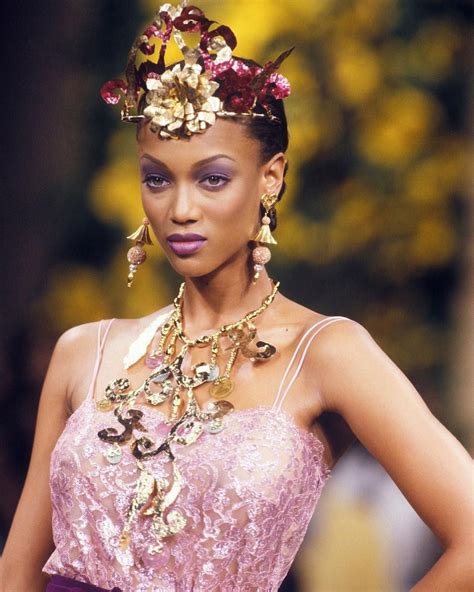 Tyra Banks At Yves Saint Laurent Fw Tyrabanks