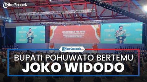 Bupati Pohuwato Saipul Mbuinga Bertemu Presiden Jokowi Ini Pesannya