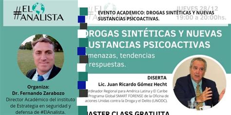 Evento Académico Drogas Sintéticas Y Nuevas Sustancias Psicoactivas