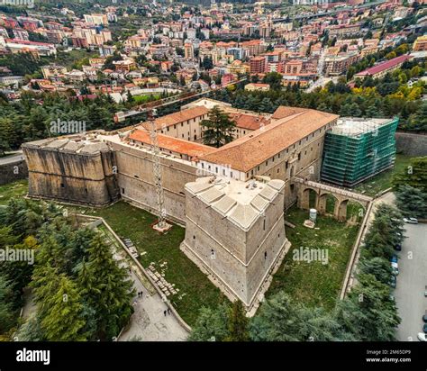 Aerial View Of Forte Spagnolo Also Known As Castello Cinquecentesco Is