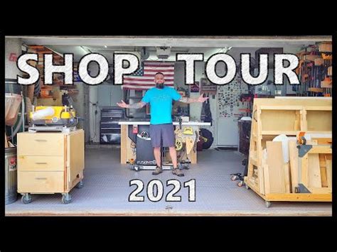 Two Car Garage Woodworking Woodshop Tour Youtube