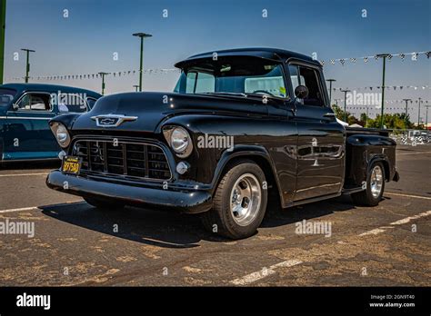 Reno NV August 3 2021 1955 Chevrolet Apache 3100 Pickup Truck At A