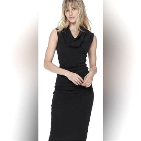 James Perse Dresses James Perse Los Angeles Black Dress Poshmark