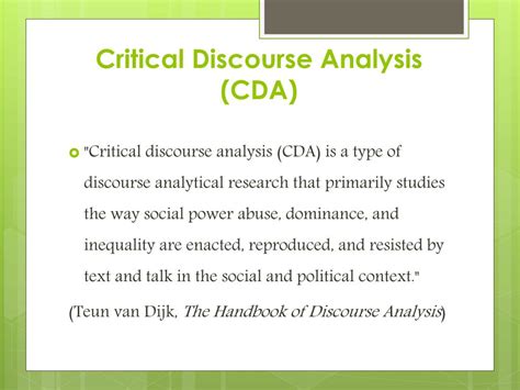 What Is Cda Critical Discourse Analysis At Angus Heyward Blog