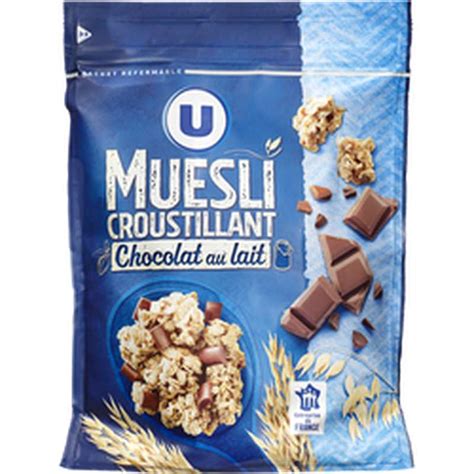 Muesli Croustillant Chocolat Au Lait U 500 G La Belle Vie