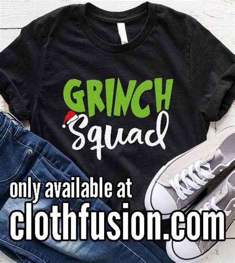 Grinch Squad Funny Christmas T Shirt Funniest Tshirts For Men And Women