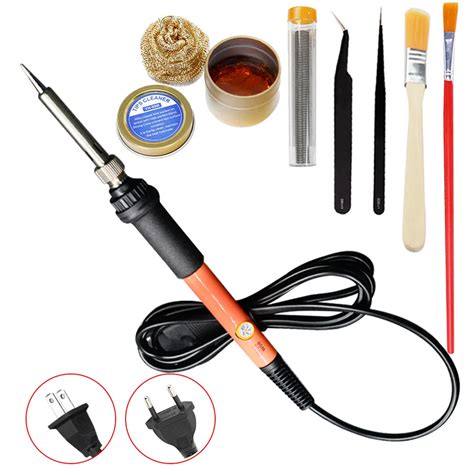 Electric Soldering Iron Set Adjustable Temperature Portable Welding