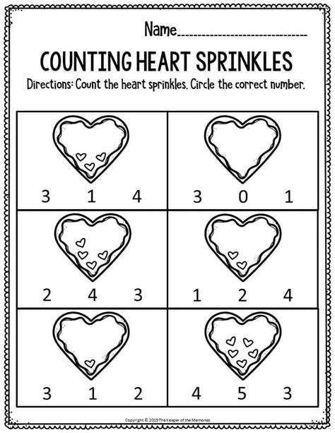 Free Printable Valentines Day Worksheets