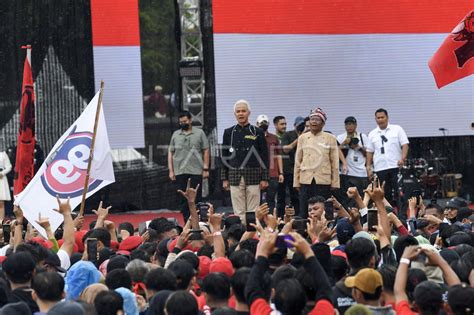 Kampanye Akbar Ganjar Mahfud Di Solo Antara Foto