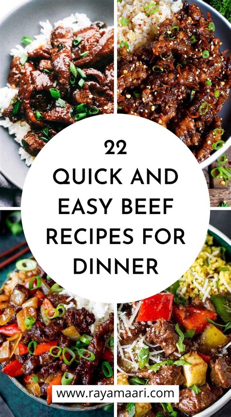 Easy Diced Beef Recipes For Dinner