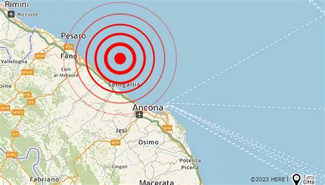 Scossa Di Terremoto Tra Ancona E Pesaro Di Magnitudo 4 1 Tremano