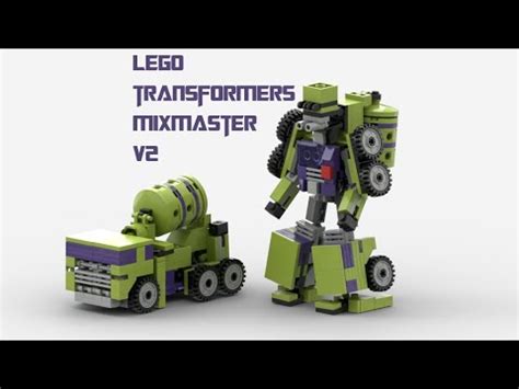 Lego Transformers Devastator V Pt Mixmaster V By Bx Brix Youtube