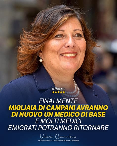 M5s Valeria Ciarambino I Cittadini Campani Non Avranno Più