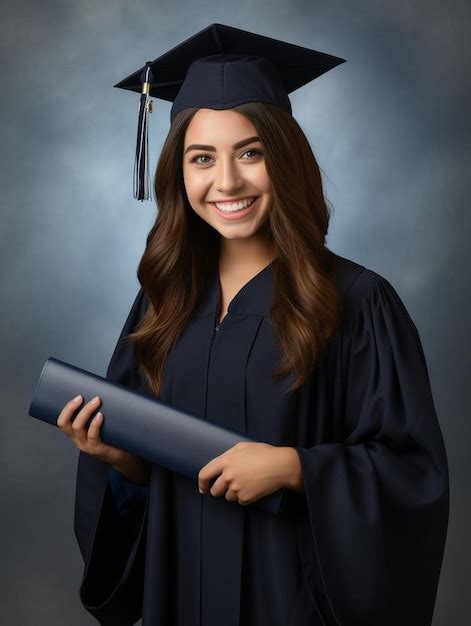 premium photo  graduate holds  diploma   diploma