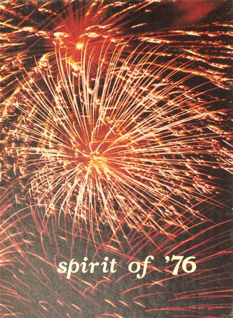 1976 Yearbook From Ponaganset High School From North Scituate Rhode