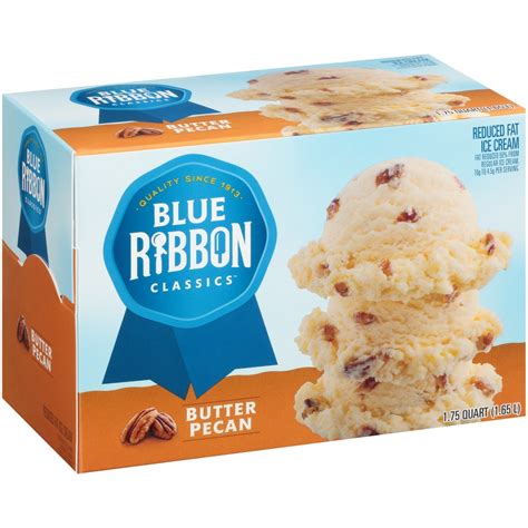 Blue Bunny Blue Ribbon Classics Butter Pecan Light Ice Cream 56 Fl Oz