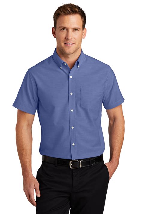 Port Authority ® Short Sleeve Superpro ™ Oxford Shirt Product Port Authority