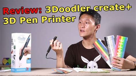 Review: 3Doodler create+ New & Improved 3D Pen Printer - YouTube