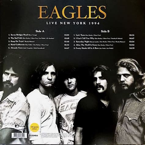 Пластинка Live New York 1994 Eagles Купить Live New York 1994 Eagles