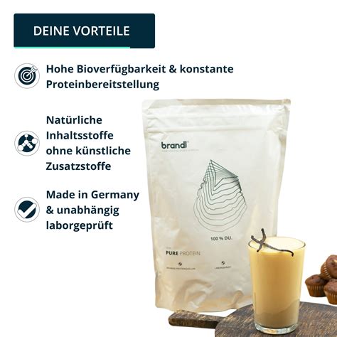 Brandl Proteinpulver Ohne K Nstliche S Ungsmittel Premium